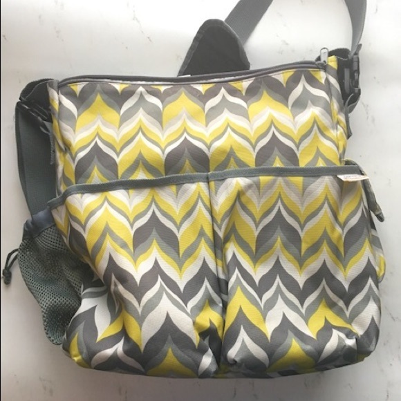 skip hop diaper bag gray